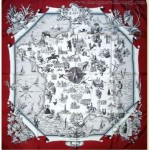 vintage 1959 hermes silk scarf