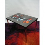 vintage 1960s adri ceramic table