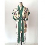 vintage 1970s quorum crepe kimono top