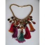 vintage 1970s ysl tassel necklace