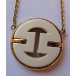 vintage 1977 givenchy logo necklace