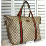 vintage 1980s gucci shoppers tote bag