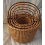 vintage 1983 r corey handmad nantucket baskets set
