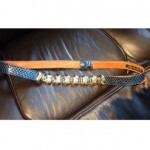 vintage alexis kirk snakeskin belt