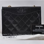 vintage chanel lizard handbag