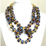 vintage coppola e toppo swarovski necklace