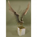 vintage curtis jere eagle sculpture