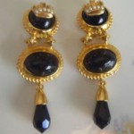 vintage fendi earrings