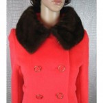 vintage lilli ann mohair mink collar coat
