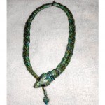 vintage margot de taxco snake necklace