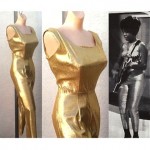 vintage mid-century lurex catsuit