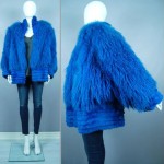 vintage mongolian lamb fur jacket