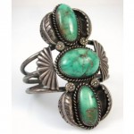 vintage navajo turquoise cuff bracelet