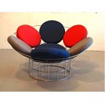 vintage original verner panton peacock lounge chair