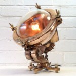 vintage pauluhn reclaimed bulkhead desk lamp