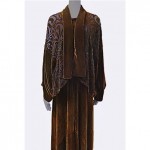 vintage pre-owned charles and patricia lester velvet dress and jacket