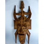 vintage tribal mask