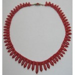 antique 1880s coral necklace