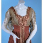 antique 1910s couture quality french party dress