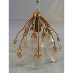 antique french brass chandelier