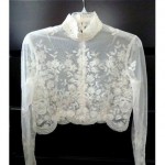 antique french lace bodice