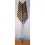 antique gilt arrow