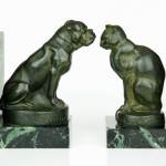 vinatge 1930s max le verrier bookends