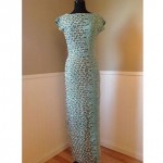 vintage 1950s gene shelly beaded evening gown