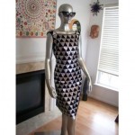 vintage 1960s sequin cocktail dress