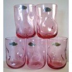 vintage 1960s set blenko tumblers