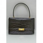 vintage 1960s triomphe france alligator handbag