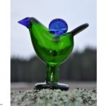 vintage 1972 oiva toikka glass bird