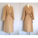 vintage 1980s nwt camel hair coat