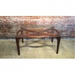 vintage adrian pearsall sculptural walnut dining table