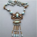 vintage bead necklace