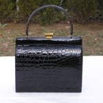 vintage bellestone alligator handbag