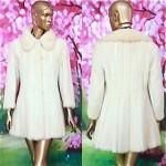 vintage blonde mink coat