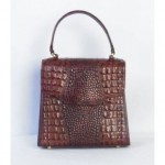 vintage brahmin crocodile handbag