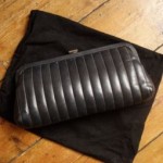 vintage chanel lambskin clutch