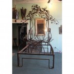 vintage custom wrought iron bed