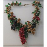 vintage early unsigned miriam haskell necklace