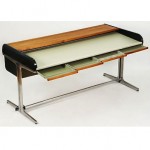 vintage herman miller roll top desk