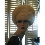 vintage jack mcconnell feather swan couture hat