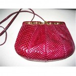 vintage judith leiber amen wardy snakeskin handbag