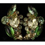 vintage juliana rhinestone earrings