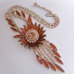 vintage juliana rhinestone necklace