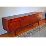 vintage kofod-larsen rosewood sideboard