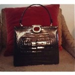 vintage manon alligator purse