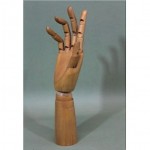 vintage maple articulated hand model