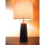 vintage martz ceramic lamp